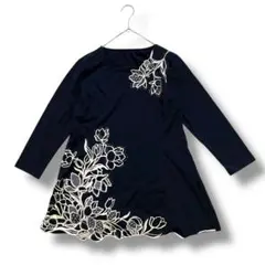 CICCA RELLO チュニック Mサイズ ネイビー　紺色　シカレロレディース