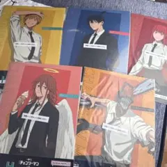 チェンソーマン　一番くじ　クリアポスター5種