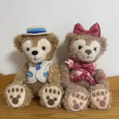 ダッフィーとシェリーメイ ぬいぐるみセット