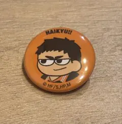 ハイキュー！！ まめかん ジロリ トレーディングミニ缶バッチ 田中