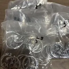 金属製クリップ式リング 5個入り5袋セット