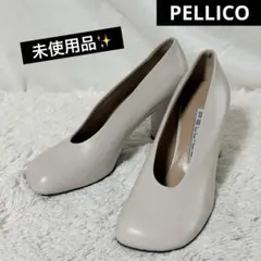 美品 ペリーコ 38 MILENA ミレナ パンプス スクエアトゥ ブラック