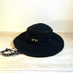 ニューエラ✖️ヌメロヴェントゥーノ　コラボ　バケットハット　レディース　ボア