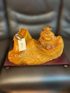 天然水晶 大型彫刻 7福神 鯉 中国宝石彫刻家 李文彪 作 鑑定書付 中国