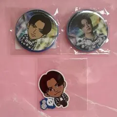 登坂広臣缶バッジ ステッカーセット