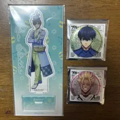 ブルーロック アクリルスタンド イースター 糸師凛 缶バッジ 潔世一 士道龍聖