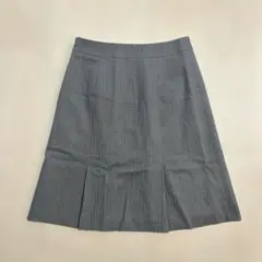 【美品】洋服の青山　スーツスカート　n♥line by nozomi　ストライプ