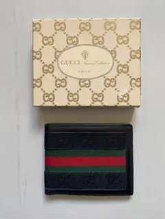 Gucci◆グッチ◆Old Gucci シェリーライン　二つ折り財布