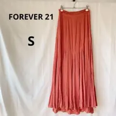 ✴FOREVER 21 オレンジ ロングスカート 【S】のサムネイル