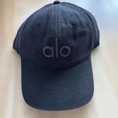 alo YOGA キャップ ウォッシュドネイビー ベースボールキャップ