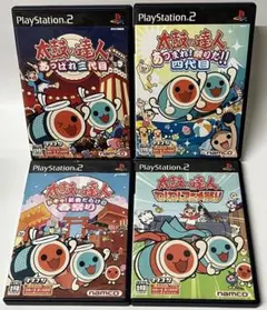 PS2 太鼓の達人 春祭り わくわくアニメ祭り あっぱれ三代目 四代目