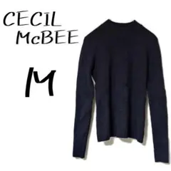 CECIL Mc BEE セシルマクビー　セーター　ニット　M　ブラック