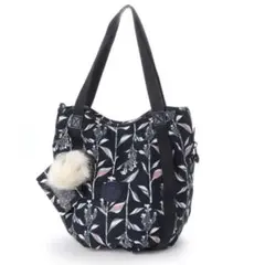 KIPLING キプリング モンキーチャーム バルーントート バッグ　美品
