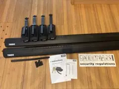 thule 775 7112b ルーフレール付き車用 キャリアベース - メルカリ