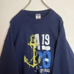 JERZEES PANAMA CITY BEACH スウェット ネイビー