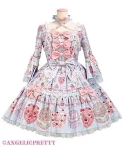 ２点セット　Happy Cakes Dressとボンネットのサムネイル