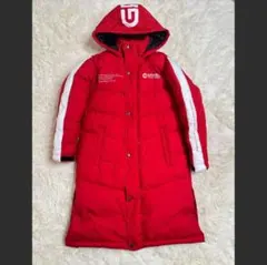 GRAUDIM ベンチコート 140cm ジローム　赤　サッカー　中綿