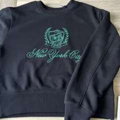 GU ニューヨークシティ スウェット S 黒のサムネイル