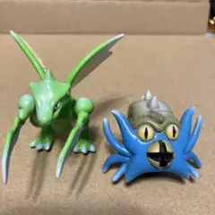 ポケモン　モンコレ　初期　オムナイト　オムスター　2体セット モンコレ 2体 TOMY トミー ポケモン オムナイト オムスター フィギュア