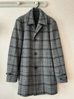 dézert+ チェスターコート グレー系 チェック柄
