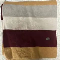 Lacoste マルチカラーストライプマフラー
