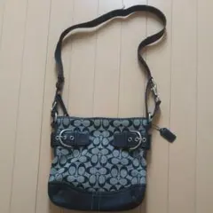 お値下げしました(^^)美品 COACH コーチ ショルダーバッグ 黒
