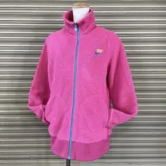 ピンク フリースジャケット