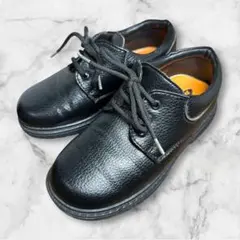 極美品✨子供用 キッズフォーマルシューズ 革靴 安全靴 ブラック