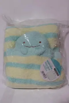 すみっコぐらしマスコット付きブランケット　とかげ