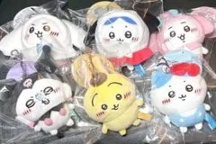 ちいかわ　サンリオキャラクターズ　ぷちミニ(フード)マスコット　6点セット