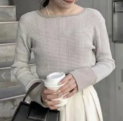 カプリシューレマージュ／マルチボーダーリブプルオーバーのサムネイル