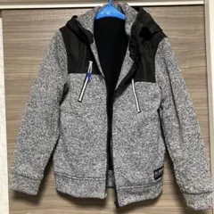 フード付きジャケット 150サイズ グレーのサムネイル