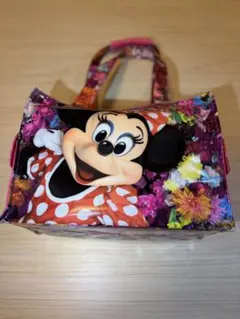 ミニーマウス 花柄 バッグ