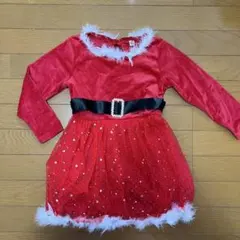 キッズ　クリスマス衣装　赤サンタ