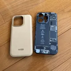 iPhone14Pro用ケース ベージュ ＆内部構造デザイン