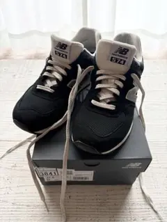 【極美品】ニューバランス U574 スニーカーTB2 D ブラック