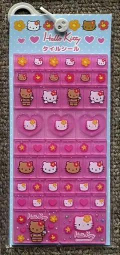 正規品 サンリオ ハローキティ タイルシール 日焼けキティ 新品未開封