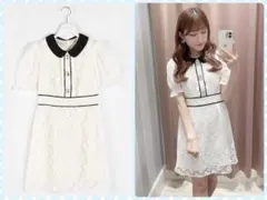 evelyn エブリン レースワンピース M