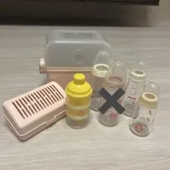 哺乳瓶 除菌じょ～ず 粉ミルクケース 6点セット