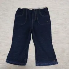 ベビー用　ミキハウス　ストレートカットパンツ　ダークブルー
