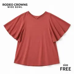 RODEO CROWNS WIDE BOWL 半袖Tシャツ テラコッタ Fのサムネイル