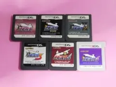 動作確認済み レイトン教授 逆転裁判 ニンテンドーDS 3DS ソフト6本