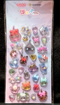 ほっぺちゃん　サン宝石×トゥーンテイナー　シール　ステッカー　新品　未開封のサムネイル