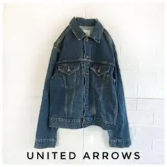 ユナイテッドアローズ デニムジャケット Gジャン ブルー 長袖