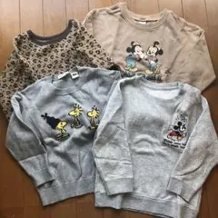 トップス　トレーナー、スウェット 、ニット４枚セット　100