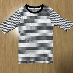le colis ボーダー リブ Tシャツのサムネイル
