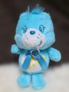 ケアベア ジュエリーマスコット GiGO限定 水色 青 ぬいぐるみ