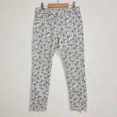 ルノンキュール 花柄 パンツ スキニー 総柄 カジュアル 春 派手 a1971