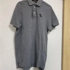 Abercrombie & Fitch ネイビー グレー ポロシャツ M L