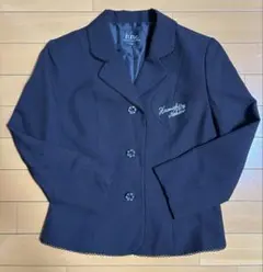 h.n.c. ジャケット ブラック 165cmハート型ポケット 女の子